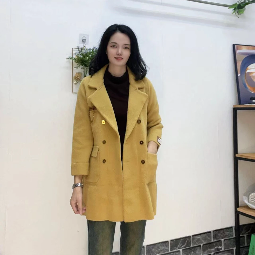 新款中长款百搭外套002