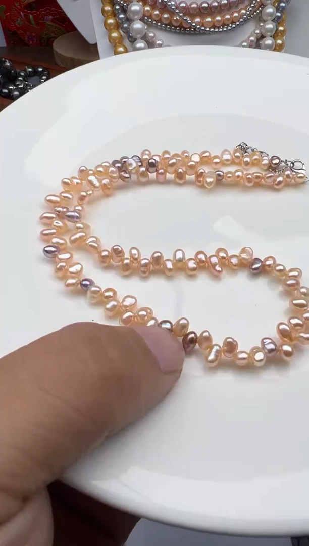 淡水珍珠未镶嵌颈饰1