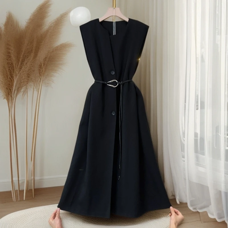 现货【RG2372】2025年新款时尚气质百搭减龄显瘦新款连衣裙