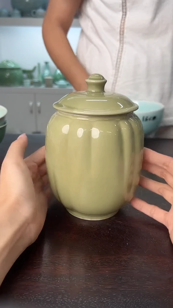 龙泉云间青瓷小米茶器