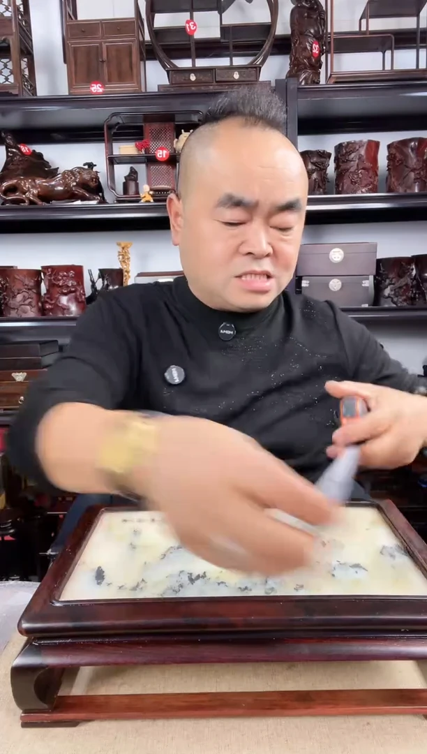 木老李红木工艺品37瑕疵