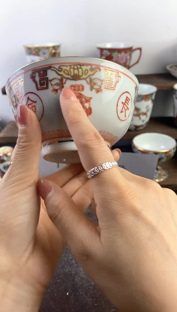 瓷片微瑕景德镇窑厂瓷摆件单件