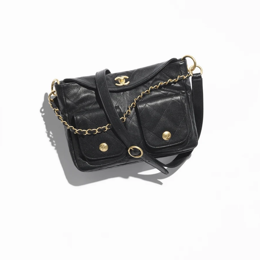 99新 Chanel/香奈儿 安洁利严选嬉皮包/BK0151518 斜挎包