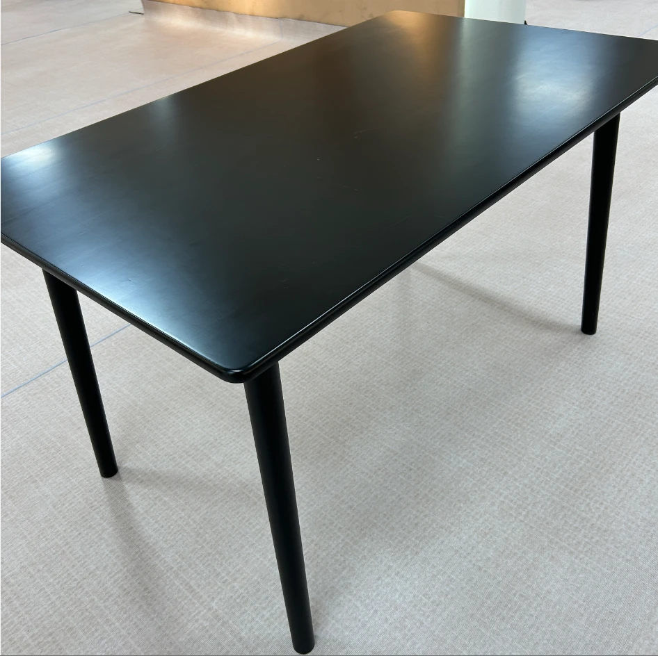 进口实木 长方形桌子 专柜同款轻奢家用简约办公北欧餐厅极简意式