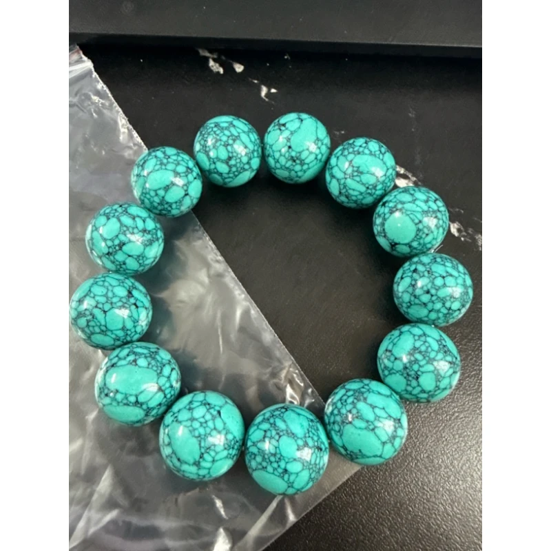 q91 高精工高瓷蓝网花手链 卡20