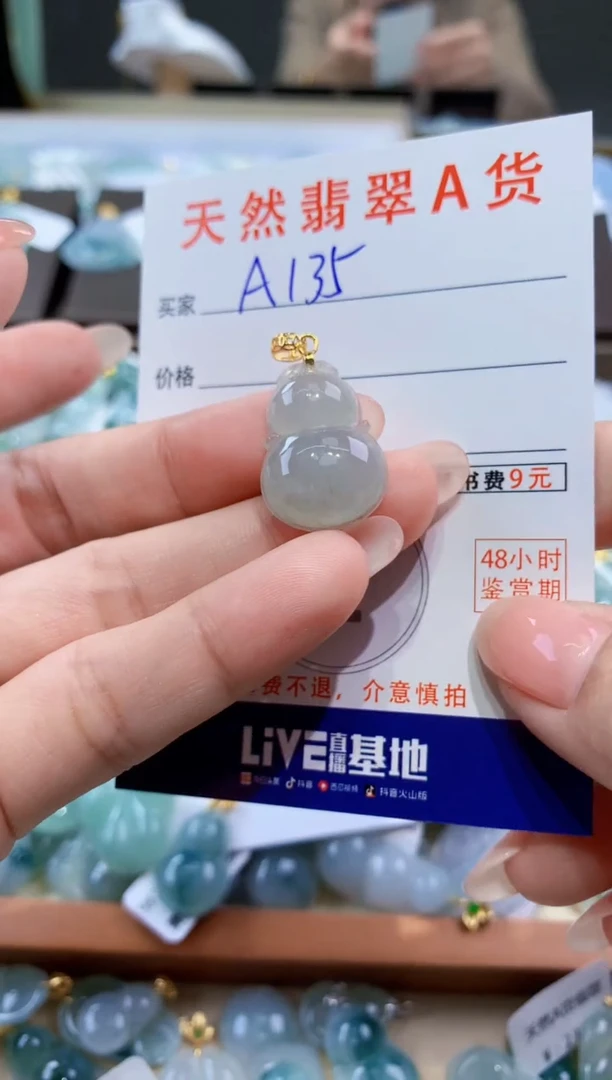 颈饰未镶嵌翡翠天然翡翠A货挂件