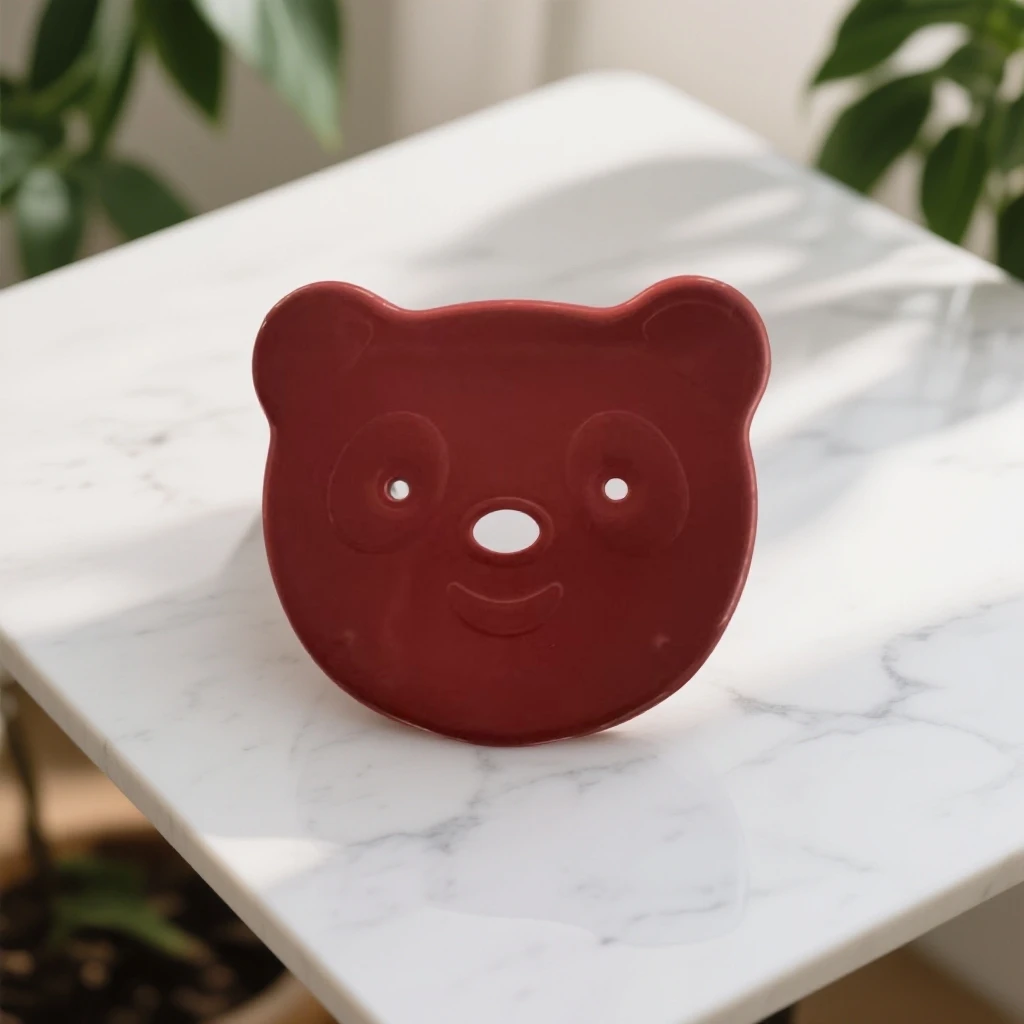 【小熊凳*2张】混色圆形凳便携式简约椅子精致凳子创意防尘