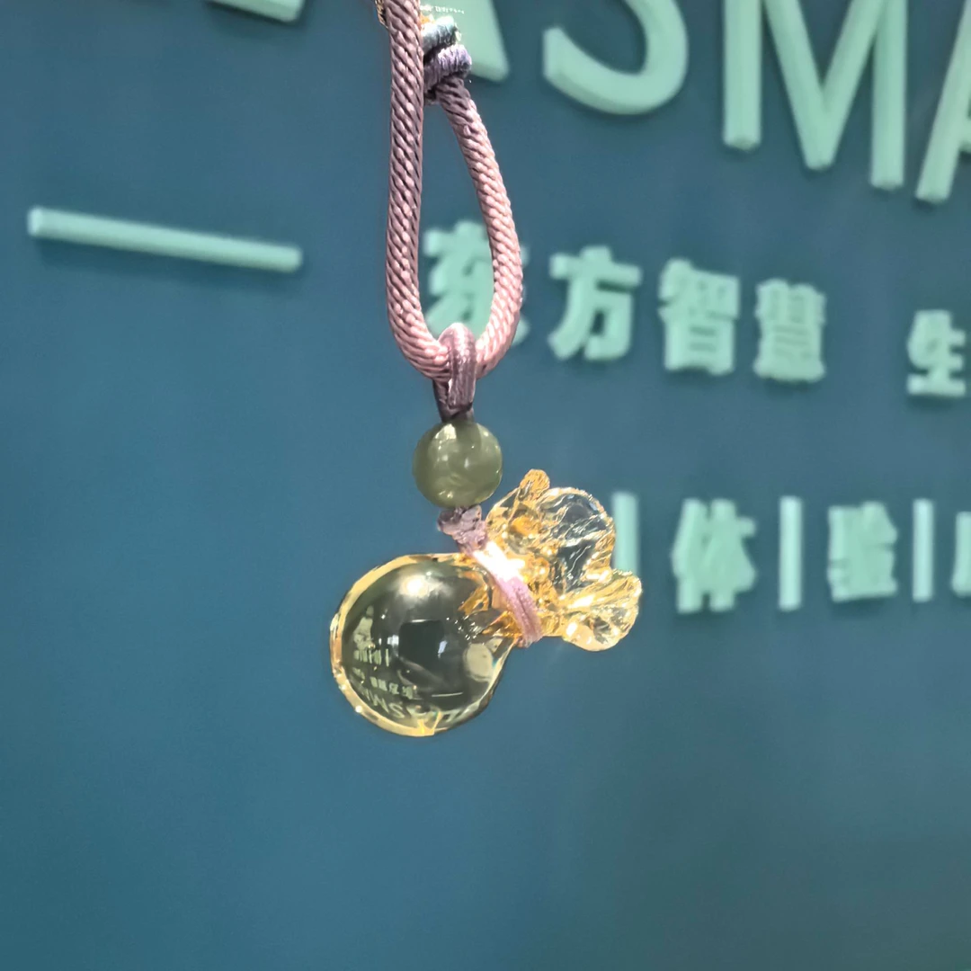 明尚德玻璃材质远红外线能量玻璃远红外线福袋饰品