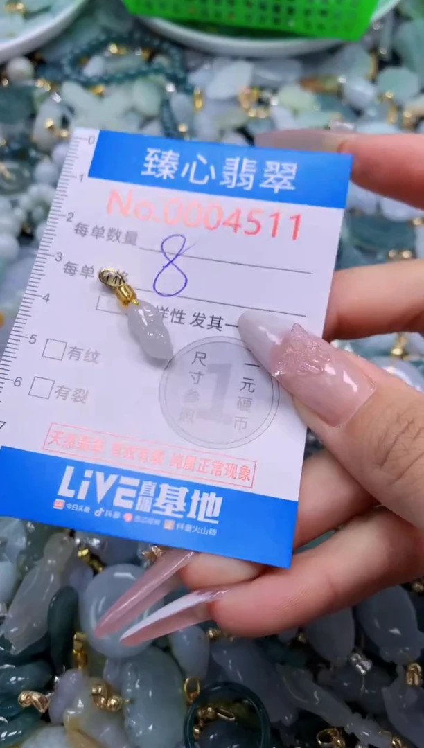 翡翠未镶嵌吊坠(不含链)4511