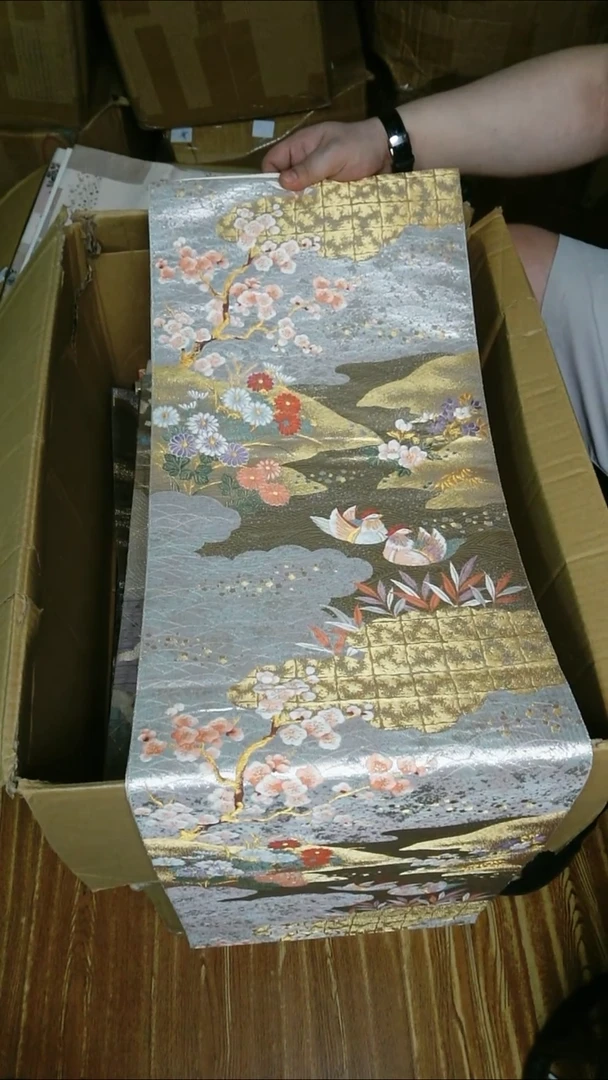 织绣织锦3六通花鸟