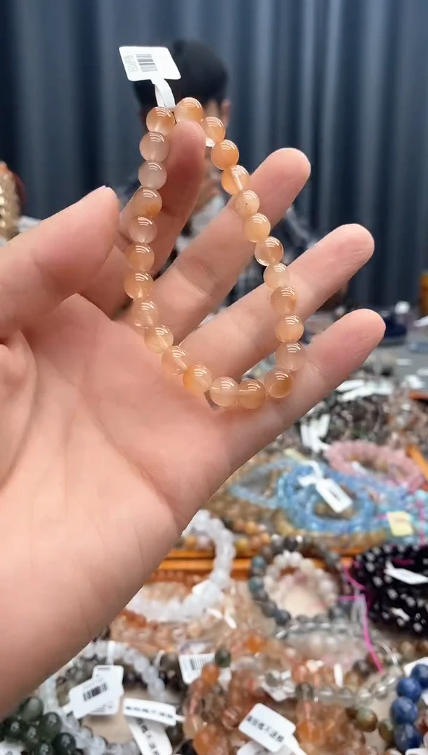 水晶手链未镶嵌兔毛