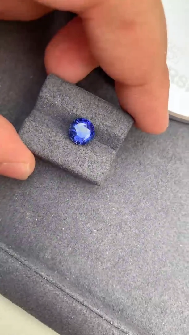 【闪购商品】彩色蓝宝石裸石未镶嵌3ct无烧紫蓝宝