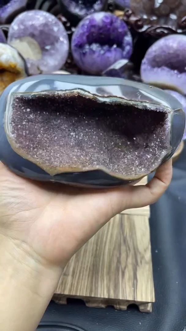 未镶嵌大型摆件（非配饰）紫晶747号摆件