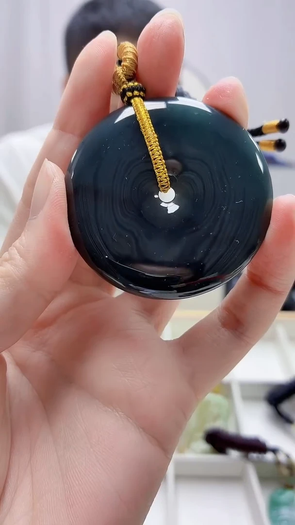 未镶嵌定制翡翠4898zm-毛货挂件101扣子