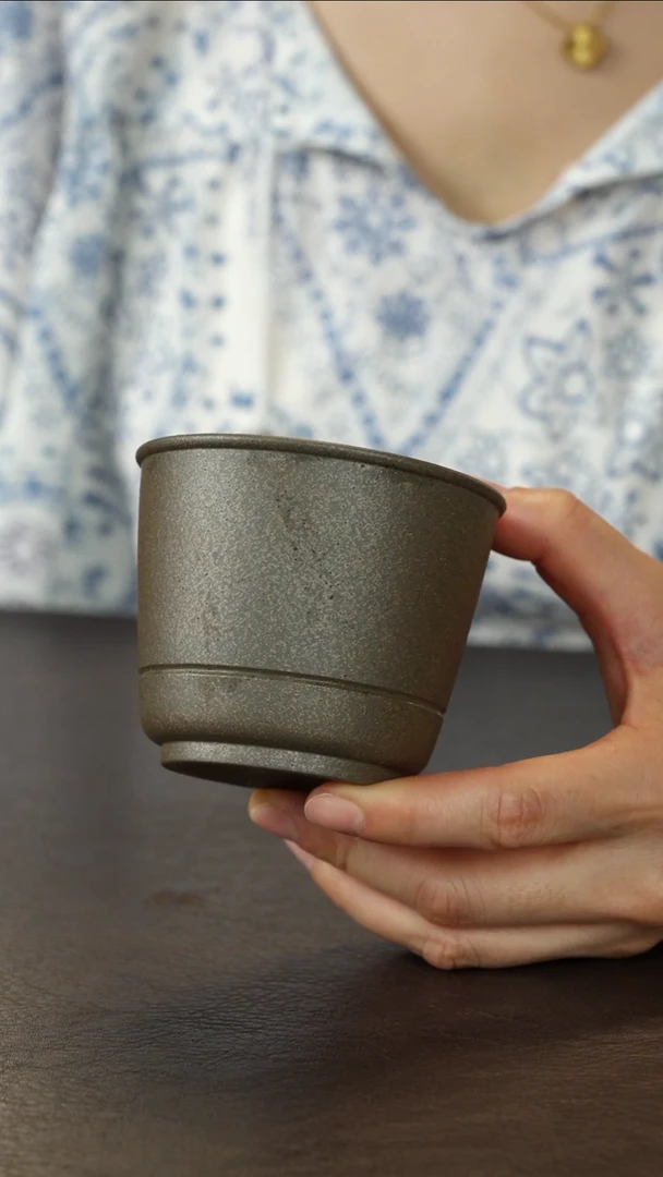 茶杯紫砂黄金段柴烧主人杯约150cc