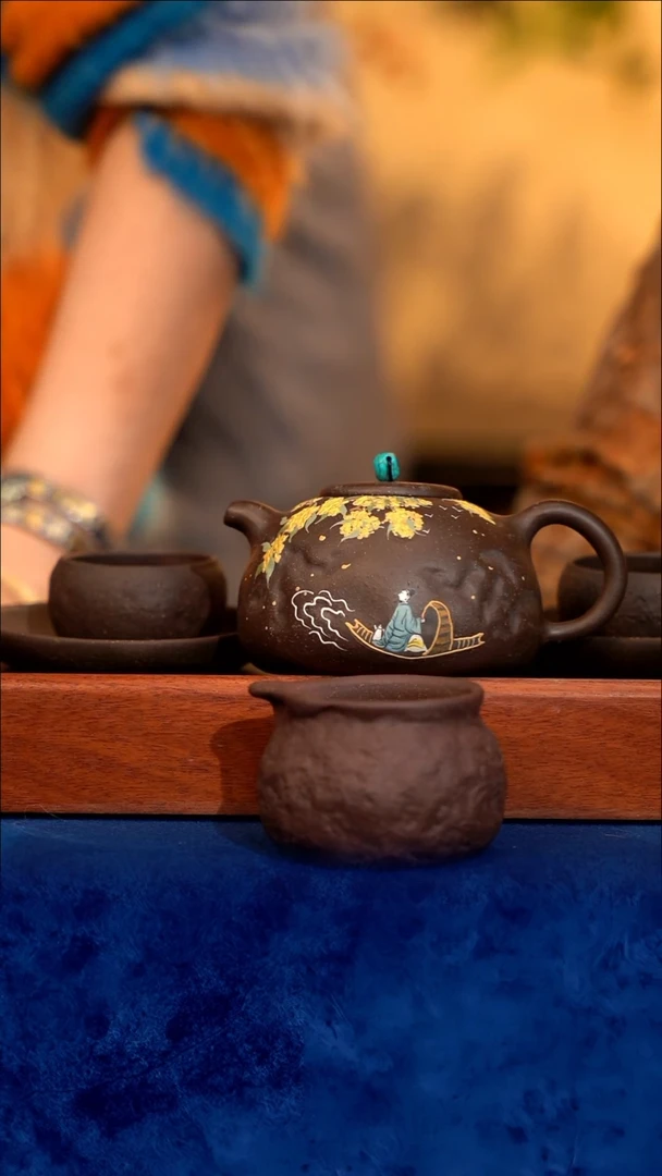 紫砂 宜兴紫砂 TZP 桂花套组