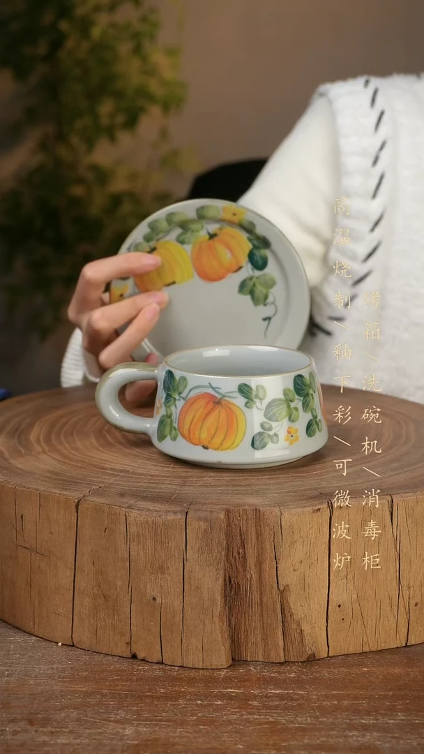 碗瓷景德镇手工手绘高温瓷釉下彩