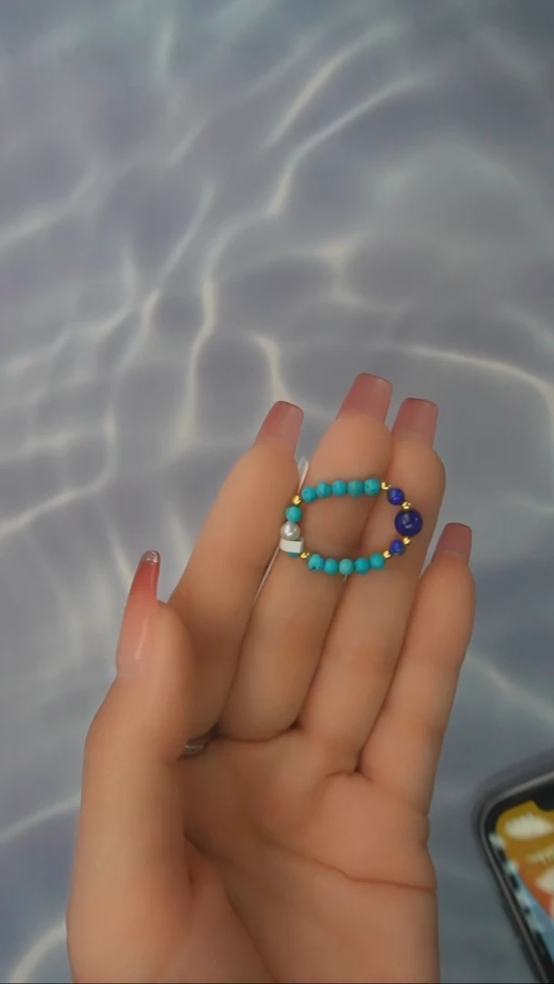 【闪购商品】青金石戒指未镶嵌发货一件