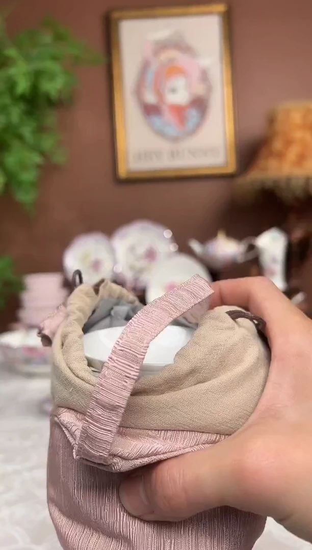 36%以上骨粉骨瓷浆果旅行茶具西梅