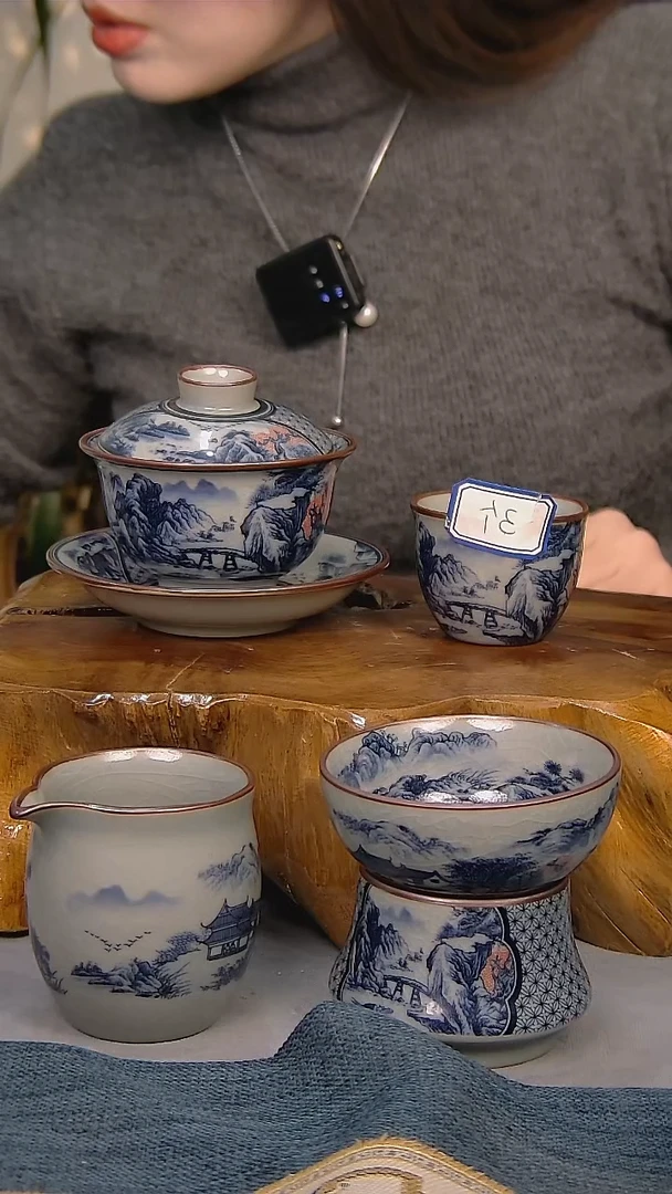 【闪购商品】简装家用款6件套 陶瓷家用茶具系列