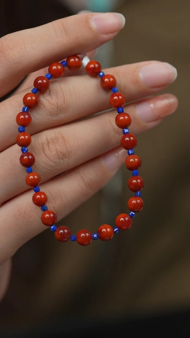 未镶嵌E175（多样性发一件）南红玛瑙单圈