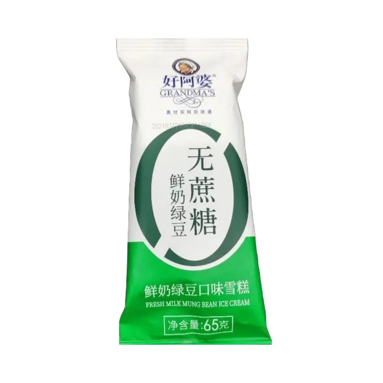 好阿婆 鲜奶绿豆口味雪糕65g/支
