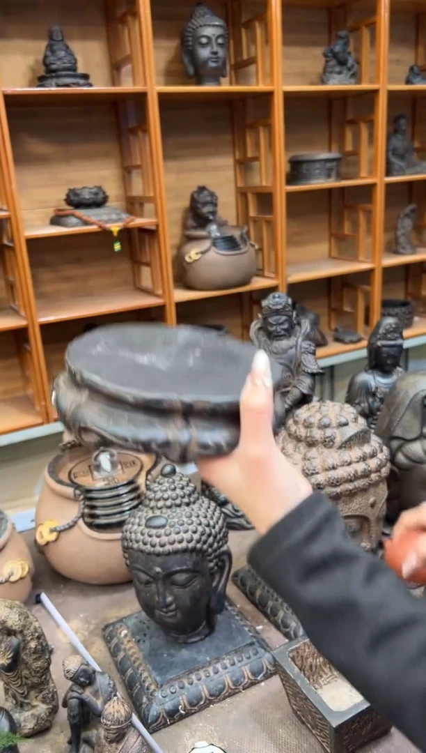 陶土【火山泥】金箍坛底座