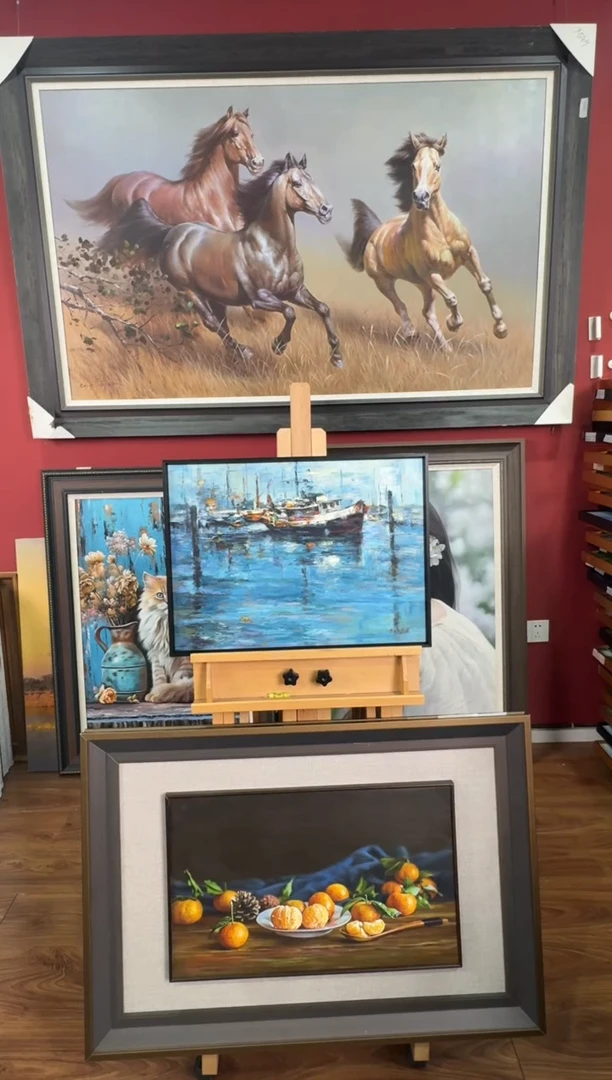 油画【11号】约53*35cm丨朝鲜原创纯手绘孤品油画丨顺丰包邮