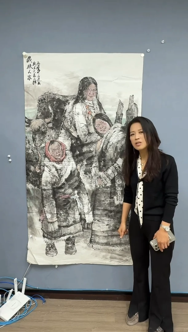 国画炳山艺术--姚老师作品