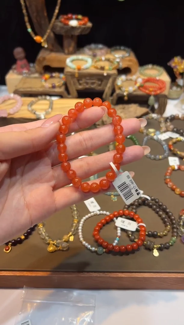 未镶嵌手链南红玛瑙手饰@@0161