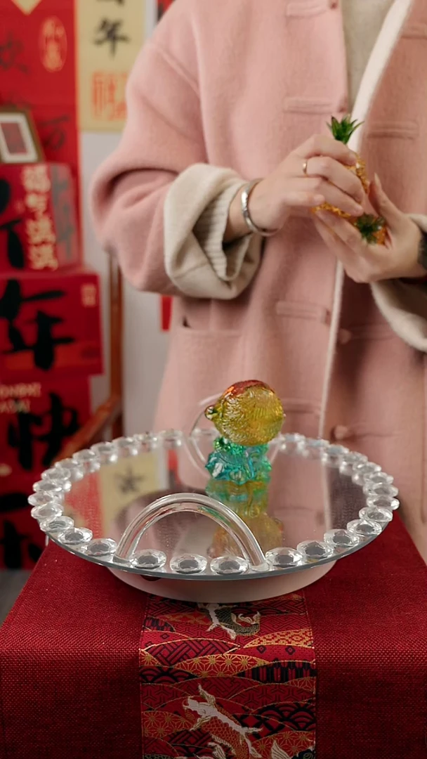 【闪购商品】琉璃彩色大猴子摆件