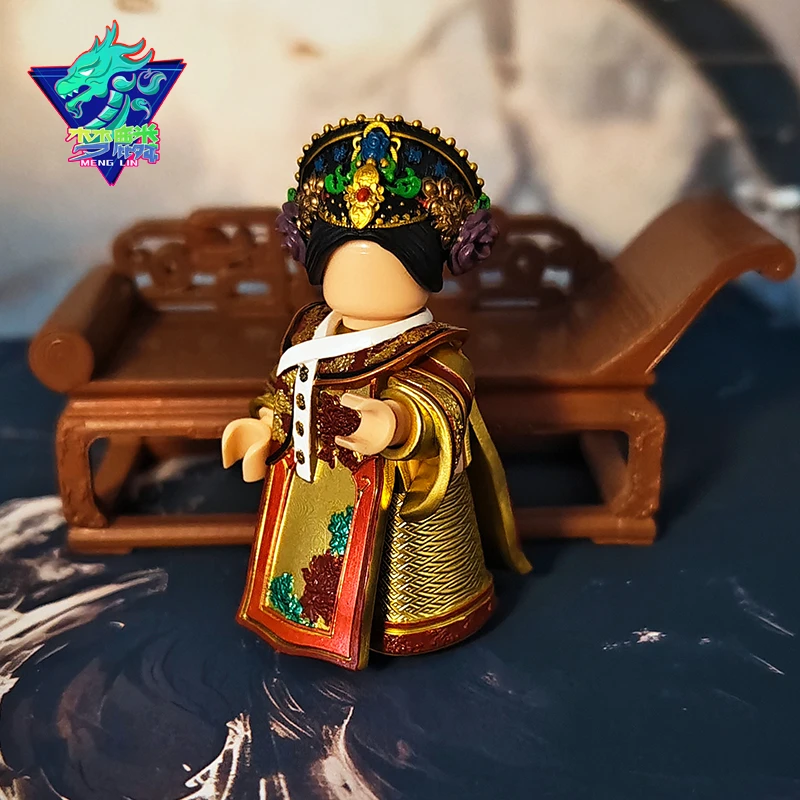 梦麟甄嬛人仔第三方铠甲手办模型ai潮玩新品手工涂装2025