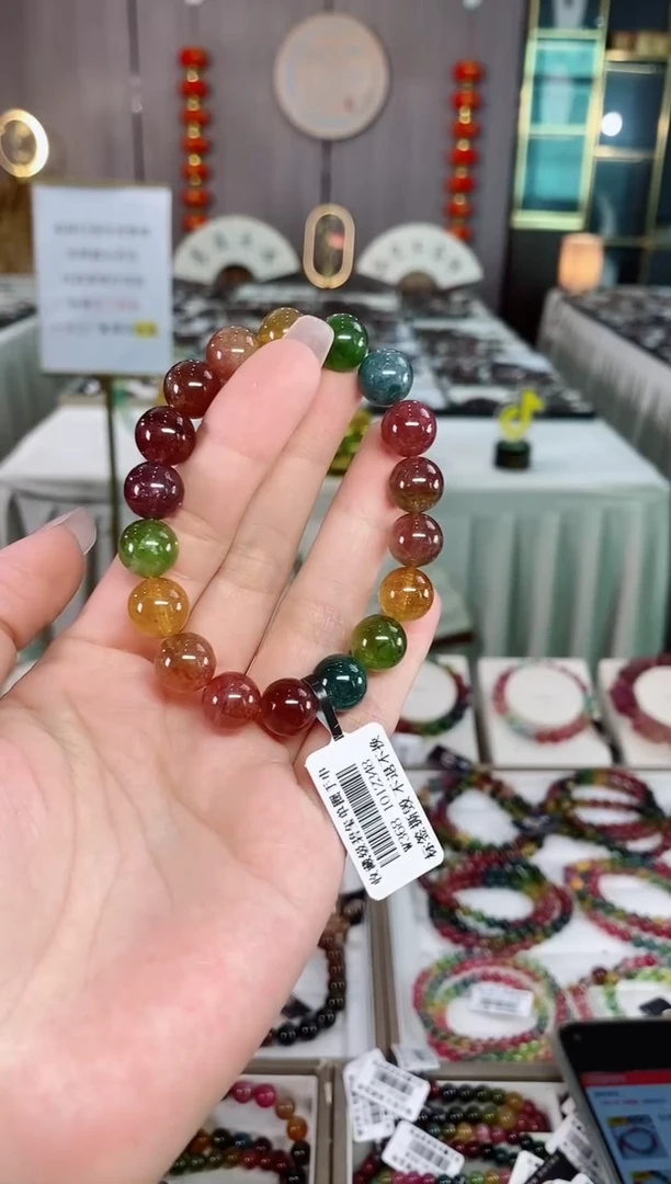碧玺单圈手串10mm+未镶嵌碧玺（多样性发一条）hon