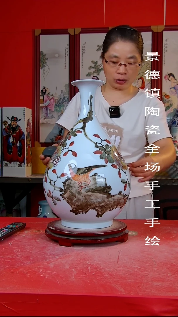 摆件景德镇陶瓷 全场手工手绘