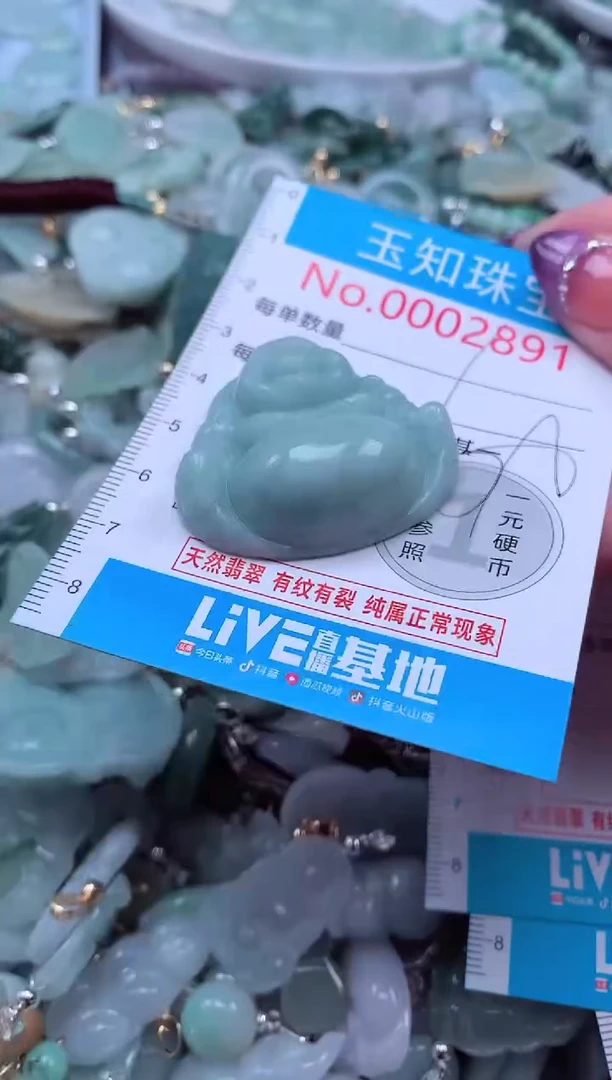 翡翠未镶嵌吊坠(不含链)2891