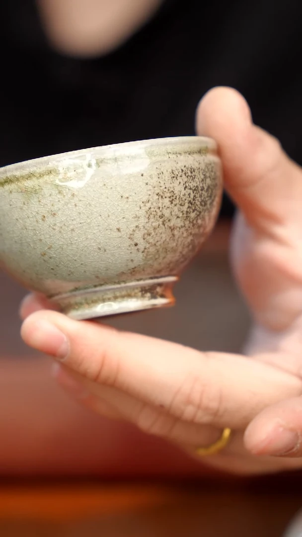 陶瓷奢瓷/瑞寅柴烧茶器（杯子）833微瑕