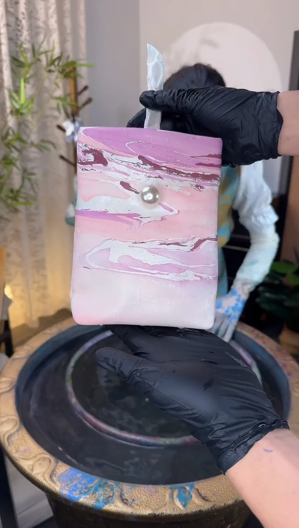 276 紫色系 手机包