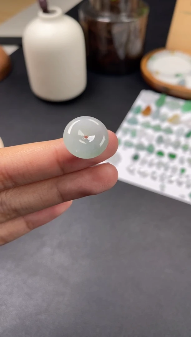 翡翠未镶嵌颈饰翡翠冰种平安扣