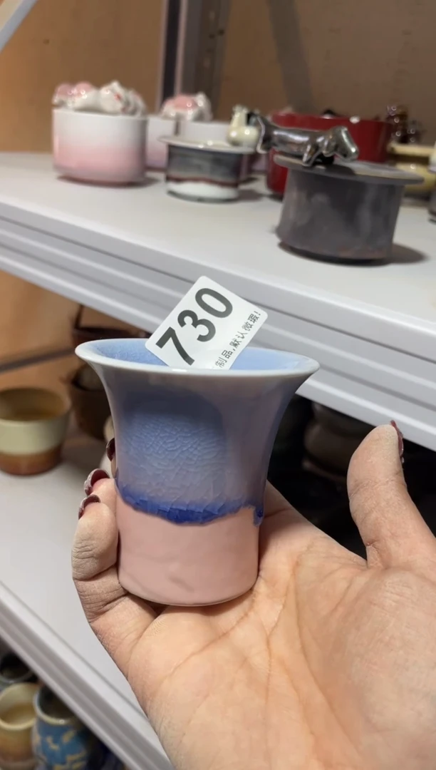 【闪购商品】摆件730手工花盆 默认微瑕