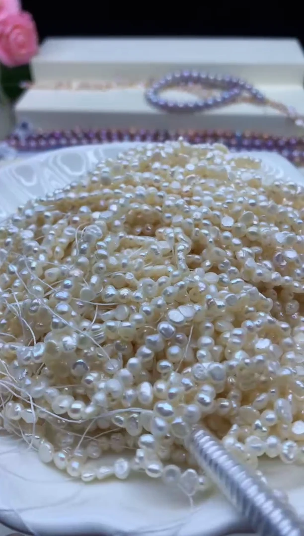 【闪购商品】淡水珍珠颈饰未镶嵌淡水珍珠项链多样性发其一