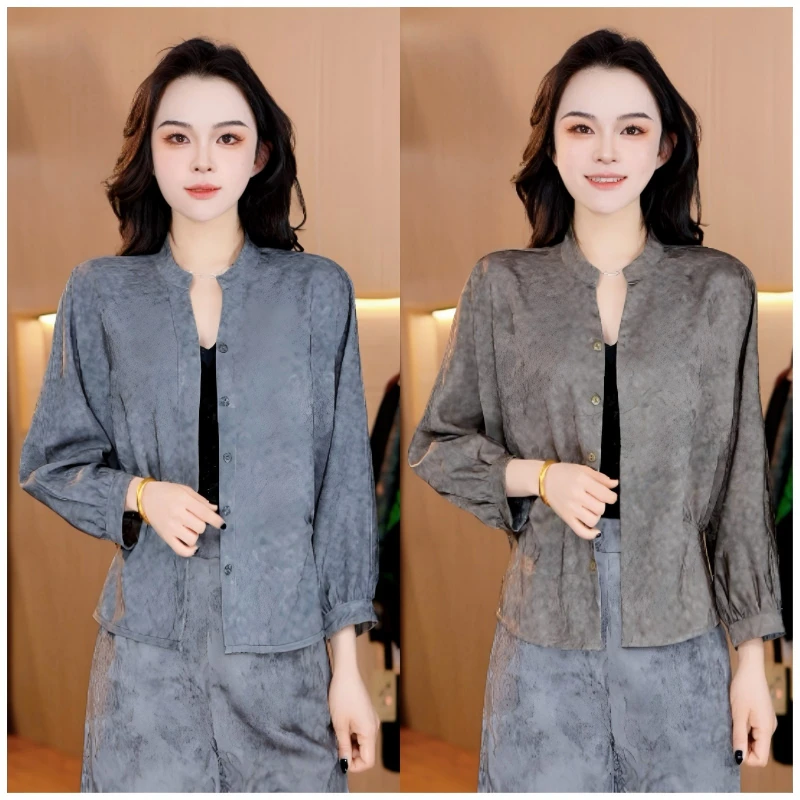 8588-32新款双面穿女士小衫