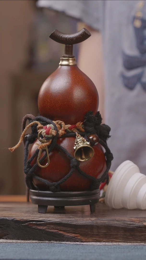 1378号精品大漆葫芦防腐防渗装水茶酒