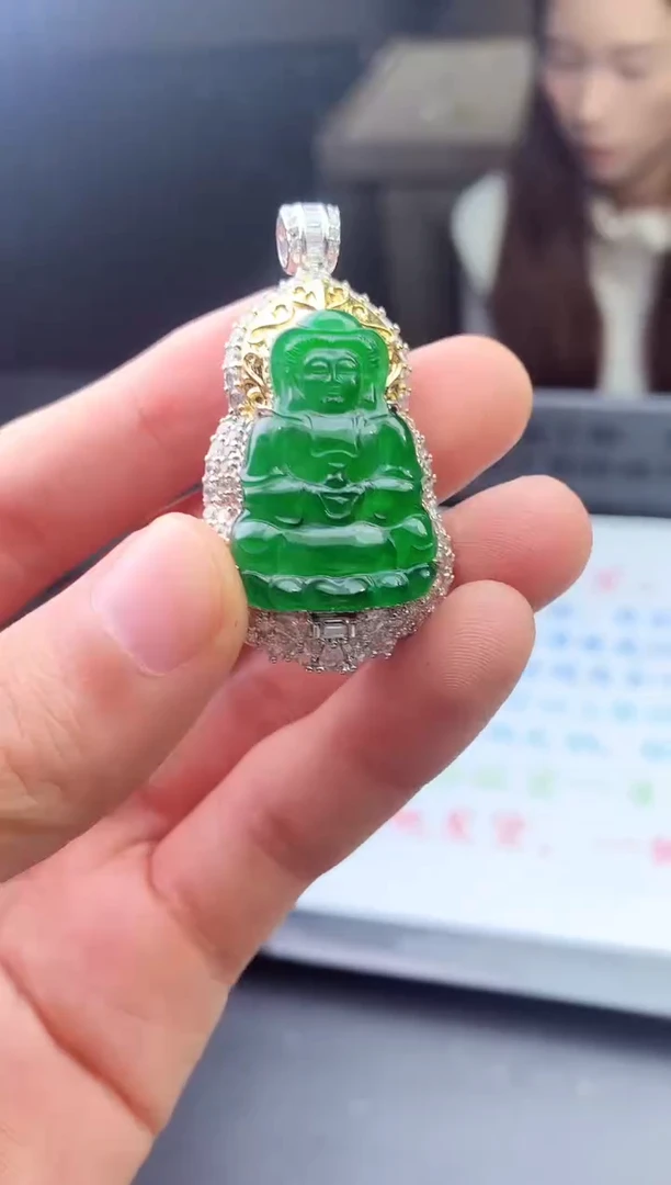 未镶嵌定制翡翠天然A货翡翠拍一发一