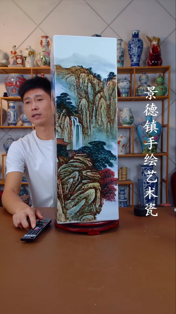 现代景德镇手工手绘陶瓷摆件77
