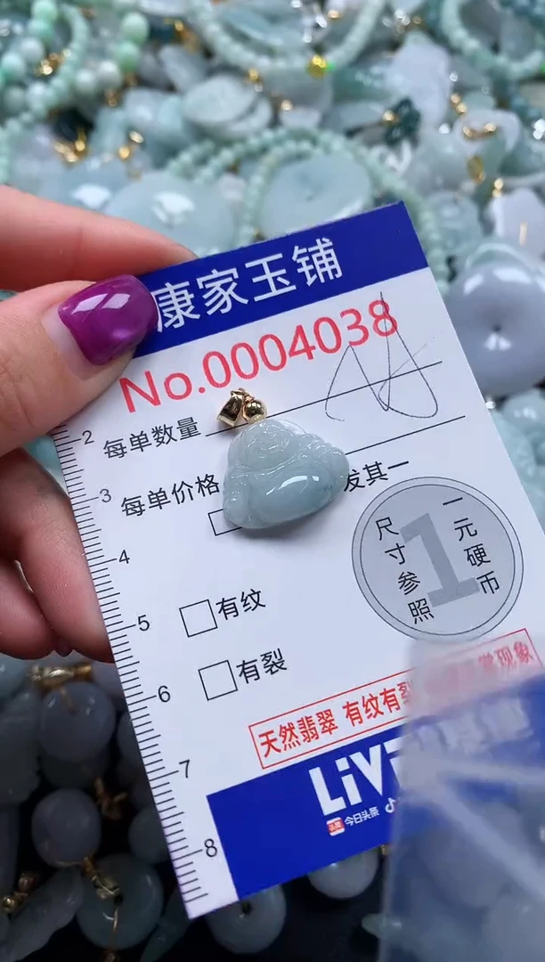 颈饰未镶嵌翡翠4038