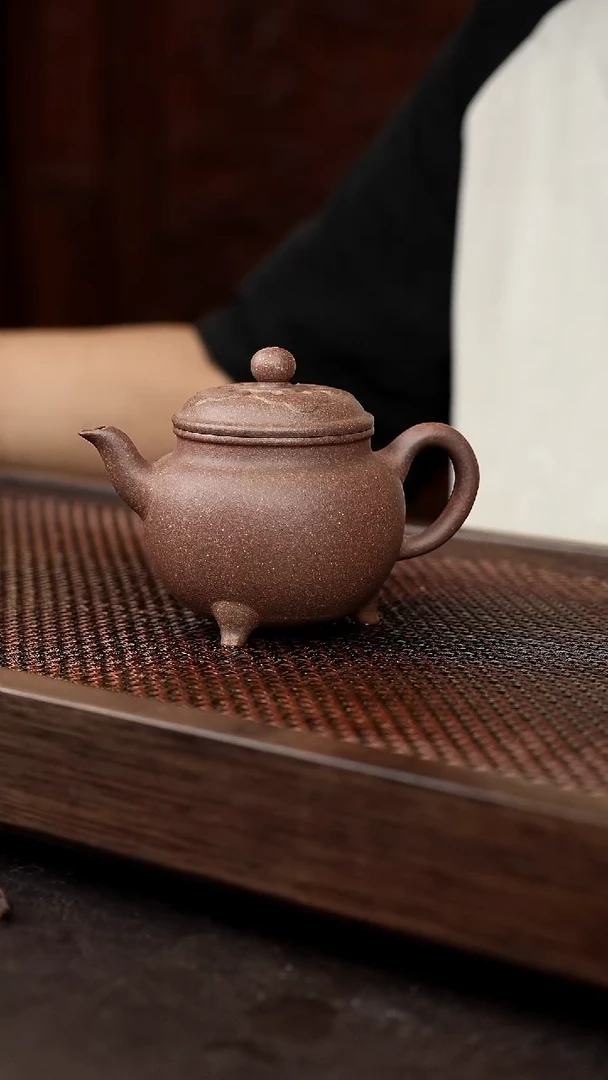 茶壶紫砂岩中泥大彬如意