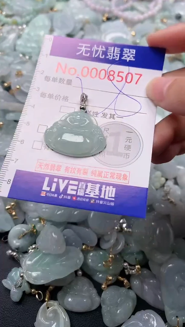 吊坠(不含链)未镶嵌翡翠8507