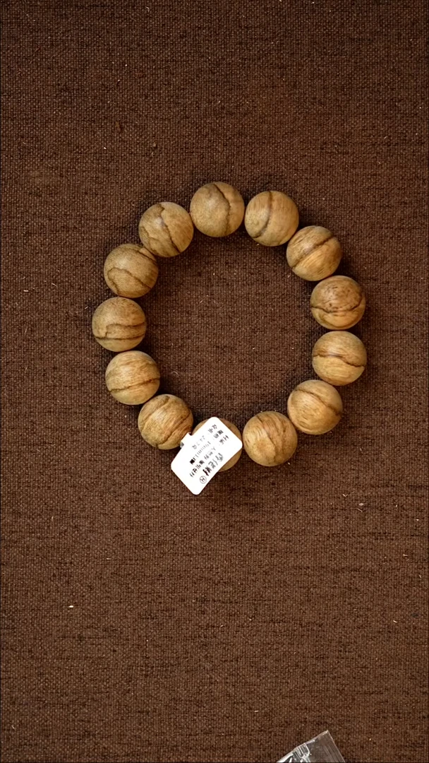 沉香手串加里曼丹 19mm单圈