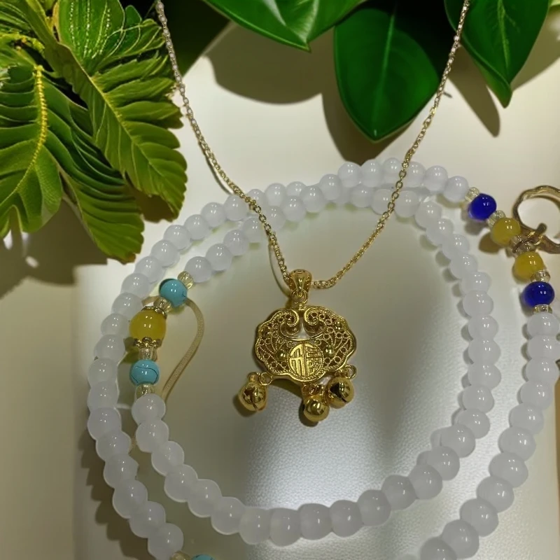 探长999--平安铃铛锁项链a04DH