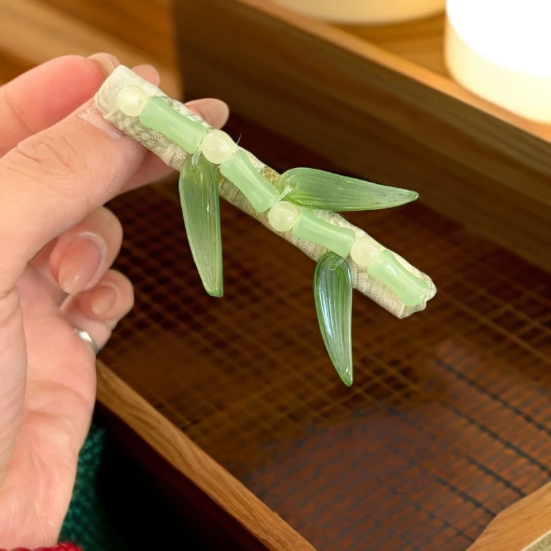 青竹系列节节高八公分压夹发饰发夹636